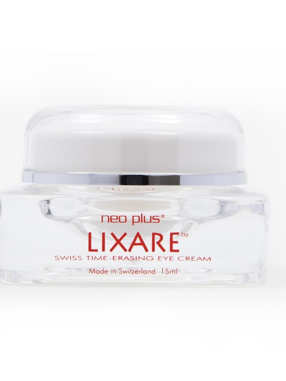 LIXARE Swiss Time-Erasing Eye Cream - White & Coral Pink. Unopened in box.